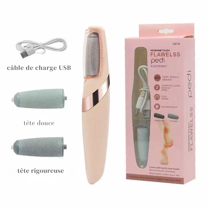 Meuleuse Électrique Rechargeable – Spécial Peaux Mortes