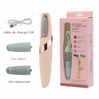 Meuleuse Électrique Rechargeable – Spécial Peaux Mortes
